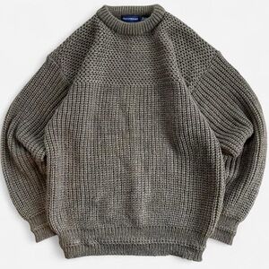 Vintage Christopher Hayes Earthy Green Acrylic/Wool/ Polyester Knit Sweater L